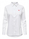 JDY - Jdymio L/S Embroidery Shirt Wvn Noos - Pikkade varrukatega - 44