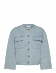Coster Copenhagen - Jacket In Dot Denim - L&uuml;hikesed teksap&uuml;ksid - 38