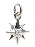 Syster P - Beloved Compass Star Pendant Silver - Ripatsid - ONE SIZE