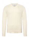 Filippa K - Braided Cotton V-Neck Sweater - V-kaelusega - L
