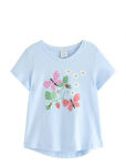 Lindex - Short-Sleeved Top - L&uuml;hikeste varrukatega - 116