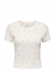 ONLY - Onlfenja S/S Aop Top Jrs Noos - L&uuml;hikeste varrukatega - M