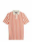 Tommy Hilfiger - Open Knit Relaxed Fit Polo - L&uuml;hikeste varrukatega kootud polos&auml;rgid - XXL