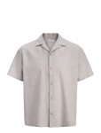 Jack & Jones - Jjesummer Linen Blend Resort Shirt Ss Sn - Vabaaja s&auml;rgid - XXL