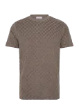 Lindbergh - Checkered Towel O-Neck Tee S/S - L&uuml;hikeste varrukatega - XXL
