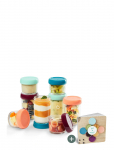 BabyMoov - Glass Babybols 4 X 220 Ml - Beebitoidu konteinerid - 4X 220ML