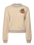 Stella Nova - Wool Sweater With Embroidered Apple - Džemprid - M