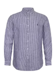 Polo Ralph Lauren - Slim Fit Striped Linen Shirt - Vabaaja s&auml;rgid - L