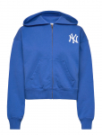 Sporty & Rich - Yankees Serif Cropped Zip Hoodie - Kapuutsiga pusad - XS