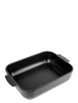Peugeot - Appolia Rektangul&aelig;rt Ovnfad 32 Cm Satin Sort - Ahjuvormid - 32 CM