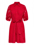 Lauren Ralph Lauren - Eyelet Voile Balloon-Sleeve Shirtdress - P&otilde;lveni ja midi - 42