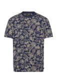 Scotch & Soda - Printed Regularfit Tshirt - L&uuml;hikeste varrukatega - M