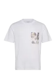 Jack & Jones - Jormontauk Aop Pocket Tee Cn - L&uuml;hikeste varrukatega - XS