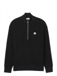 Calvin Klein Jeans - Ls Ez Cotton Waffle Quarter Zip - Poolpika lukuga džemprid - L