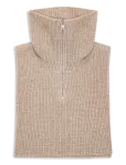 SUI AVA - Cashmere Zip-Up Neck Warmer - Kaelussallid - ONE SIZE