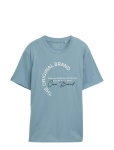 Tom Tailor - Printed T-Shirt - L&uuml;hikeste varrukatega - M