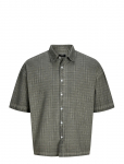 Jack & Jones - Jcooverdyed Shirt Ss Styd Ss26 - L&uuml;hikeste varrukatega s&auml;rgid - L