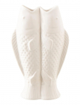 J-Line - Vase 2 Fish Stoneware White - Figuurid ja skulptuurid - H24.5CM