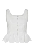 Pieces - Pcmarli Sl Top Wvn D2D - Varrukateta - S