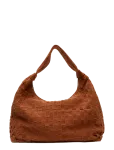 Nunoo - Maxi Dandy Braided Suede Redwood - Rihmaga kotid - ONE SIZE