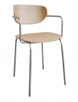 H&uuml;bsch - Arch Dining Chair Natural - Toolid - 48X50X81CM