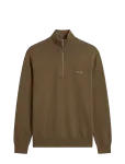 Calvin Klein - Ls Snowy Tech Knit Qz Sweater 14 - Poolpika lukuga džemprid - XL