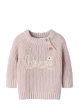 Lil'Atelier - Nbfemlen Emb Ls Knit Lil - Pulloverid - 56