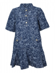 Ganni - Tapestry Denim Mini Dress - L&uuml;hikesed kleidid - 36