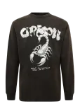 Weekday - Relaxed Graphic Long-Sleeved T-Shirt - Pikkade varrukatega - XL