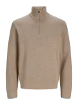 Jack & Jones - Jprblamilano Stitch Knit Half Zip Sn - Poolpika lukuga džemprid - M