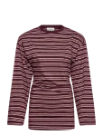 Topshop - Tsbett L/S Striped Shoulder Top Jrs - Pikkade varrukatega - M