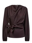 Co' Couture - Lunacc Tie Blouse - Pikkade varrukatega - L