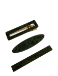 Pipol's Bazaar - Molly Hair Pin Set Green 3 Pcs - Juukseklambrid - ONE SIZE