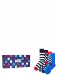 Happy Socks - 4-Pack Navy Socks Gift Set - Tavalised sokid - 41-46