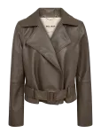 MOS MOSH - Mmlasco Short Leather Jacket - Nahk - 38