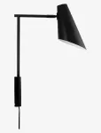 Dyberg Larsen - Cale Wall Lamp W/Rod Matt Black - Seinalambid - &Oslash; 14.6 CM