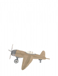 That's Mine - Wall Sticker - Retro Airplane Brown - Vehicles - 33.5X 21CM