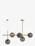 Dyberg Larsen - Como Long Table Pendant Messing - Rippvalgustid - H48CM