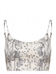 Aim&acute;n - Oat White Viper V Strap Bra - Sports Bras - All - XS