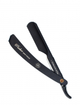 Parker - Parker Ptbmetal-Black Steel Push Type Barber/Straight Razor - Pardlid - ONE SIZE