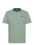 Fred Perry - Fine Stripe Heavyweight Tshirt - L&uuml;hikeste varrukatega - L