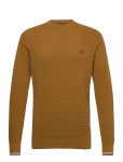 Fred Perry - Waffle Stitch Jumper - &Uuml;mara kaelusega - M