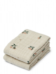Liewood - Lewis Muslin Cloth 2-Pack - Musliinlapid - ONE SIZE