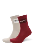 HUGO - 2P Qs Rib Label Cc W - Tavalised sokid - 35-38