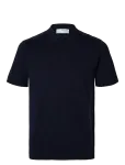 Selected - Slhberg Ss Knit Polo Noos - L&uuml;hikeste varrukatega kootud polos&auml;rgid - XXL