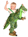 Den Goda Fen - Jump-In Dinosaur Costume - Tegelaskujude kost&uuml;&uuml;mid - ONE SIZE