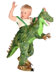 Den Goda Fen - Jump-In Dinosaur Costume - Tegelaskujude kost&uuml;&uuml;mid - ONE SIZE