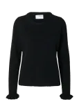 Selected - Slflulu Ls Knit Frill Cuff O-Neck Noos - Džemprid - XS