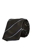 Lindbergh Black - Polyester Tie With Stripe 7 Cmpolyester Tie With Stripe 7 Cm - Lipsud - ONE SIZE
