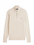 Tommy Hilfiger - Essential Cotton Zip Mock - Poolpika lukuga džemprid - XXL
